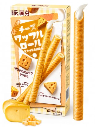 Barquillos de Queso y Sal Marina | Womofun 52 g