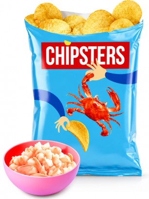 Patatas Chipsters Sabor Cangrejo | 60 g