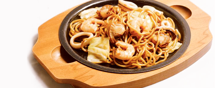 Yakisoba con Langostinos