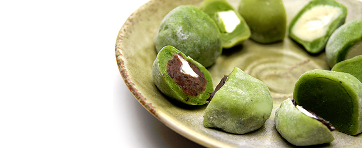 Matcha Choco an Daifuku Mochi